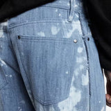 Regular Fit Denim with Raw Edges