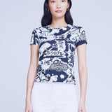 Ressi Short Sleeves Crew Graffiti