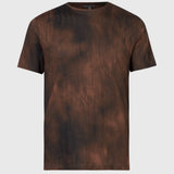 Regular Fit Short Sleeve Crew With Tie-Dye Effect Printing