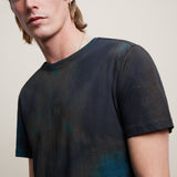 Regular Fit Short Sleeve Crew With Tie-Dye Effect Printing
