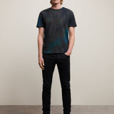 Regular Fit Short Sleeve Crew With Tie-Dye Effect Printing