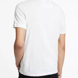 The Short Sleeve Raw Edge V-Neck Tee