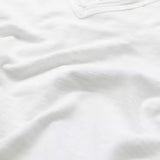 The Short Sleeve Raw Edge V-Neck Tee