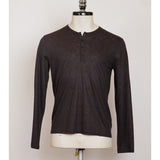 Danville Regular Fit Long Sleeve Henley with Placket Detail