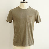 Fern Cooper Short Sleeve Vintage Wash Crew with Curved Hem