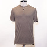 Duke Short Sleeve Henley in Burnout