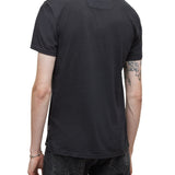 The Short Sleeve Burnout Henley Tee