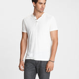 The Short Sleeve Burnout Henley Tee