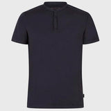 The Short Sleeve Burnout Henley Tee