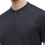 The Short Sleeve Burnout Henley Tee