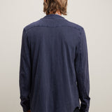 Arvon Long Sleeve Knit Western Shirt In Vintage Wash Slub
