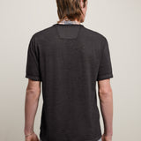 Davis Short Sleeve Burnout V Neck With Chest Pocket