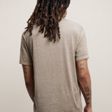 Davis Short Sleeve Burnout V Neck With Chest Pocket