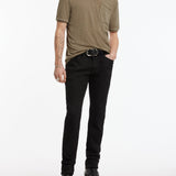 Davis Short Sleeve Burnout V Neck with Chest Pocket