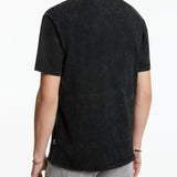 Short Sleeves Cotton Henley Tshirt