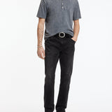 Short Sleeves Cotton Henley Tshirt