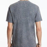 Short Sleeves Cotton Henley Tshirt