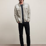 Valdez Long Sleeve Terry Trucker Jacket W Sun Wash