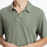 Zoin Short Sleeves Vintage Wash Polo