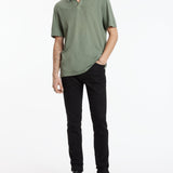 Zoin Short Sleeves Vintage Wash Polo