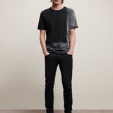 Jasper Short Sleeve Crew Patch With Spray Splatter