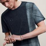 Jasper Short Sleeve Crew Patch With Spray Splatter