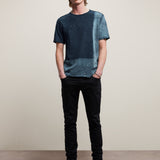 Jasper Short Sleeve Crew Patch With Spray Splatter