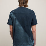 Jasper Short Sleeve Crew Patch With Spray Splatter