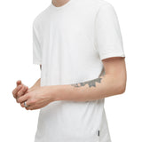 Short Sleeve Pigment Rub Raw Cut Crew