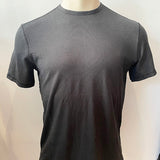 Short Sleeve Pigment Rub Raw Cut Crew