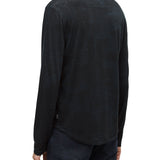Long Sleeve Printed Burnout Crew