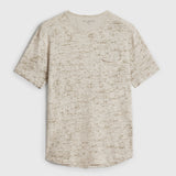 Cooper Slub Cotton Crew With Distress Screen