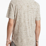 Cooper Slub Cotton Crew With Distress Screen