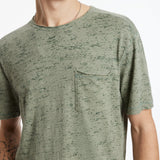 Cooper Slub Cotton Crew With Distress Screen
