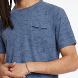 Cooper Slub Cotton Crew With Distress Screen