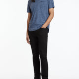 Cooper Slub Cotton Crew With Distress Screen
