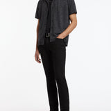 Lawrence Camp Collar Shirt in Zebra Jacquard