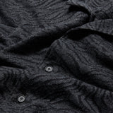 Lawrence Camp Collar Shirt in Zebra Jacquard