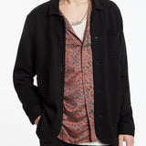 Long Seed Stitch Chore Jacket