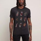 Multi Peace Hand T-shirt