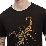 Short Sleeve Raw Edge Tee Scorpion