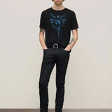 Short Sleeve Crew Tee Vintage Wash - Angel Statue