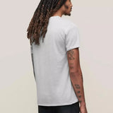 Short Sleeve Raw Edge Tee - Floral Skull