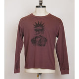 Long Sleeve Relaxed Crew- Punk Skull
