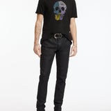 Short Sleeves Raw Edge Tee Vintage Wash Tshirt