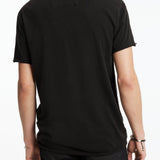 Short Sleeves Raw Edge Tee Vintage Wash Tshirt