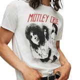 Short Sleeve Raw Edge Tee Motley Crue Straight