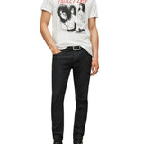 Short Sleeve Raw Edge Tee Motley Crue Straight