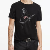 Short Sleeves Raw Edge Tee Vintage Wash Tshirt