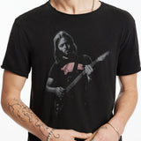 Short Sleeves Raw Edge Tee Vintage Wash Tshirt